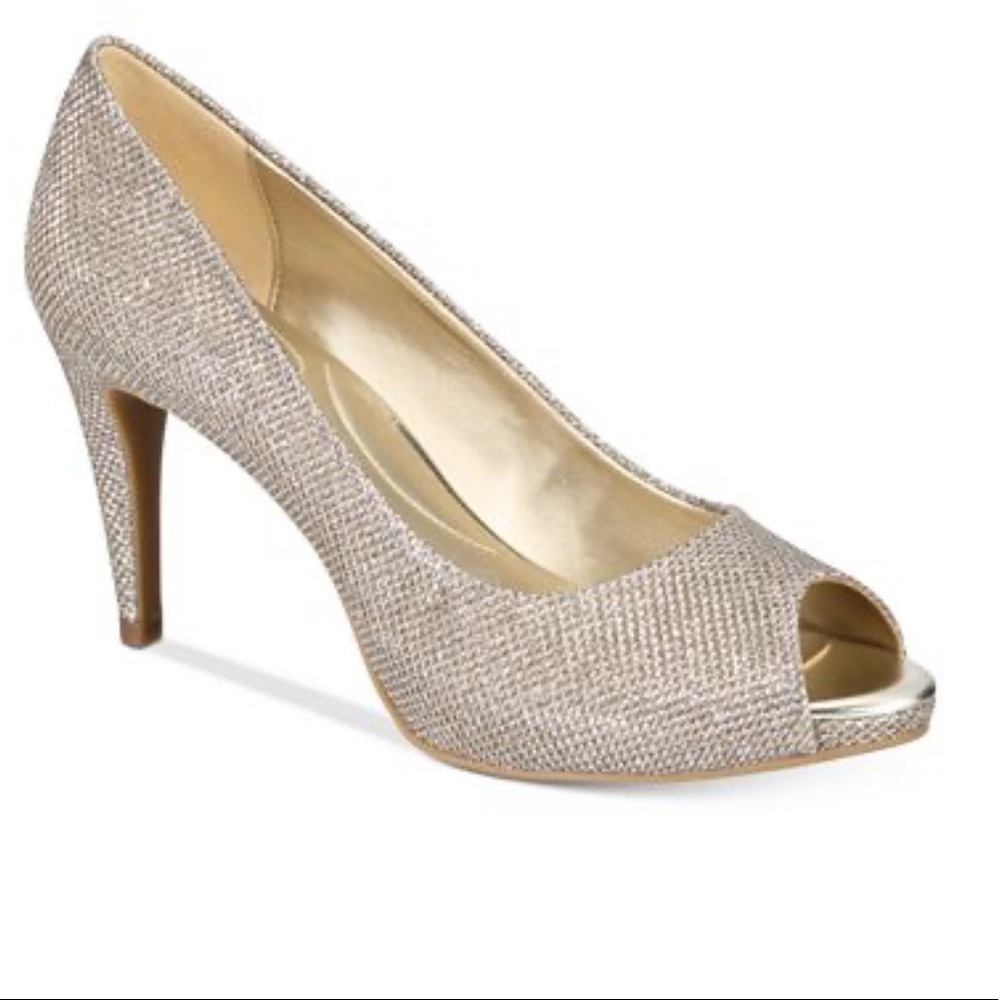 Bandolino Peep Toe Sparkly Heels